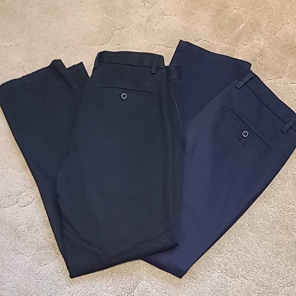 2 Dockers Navy Blue Dress Pants
